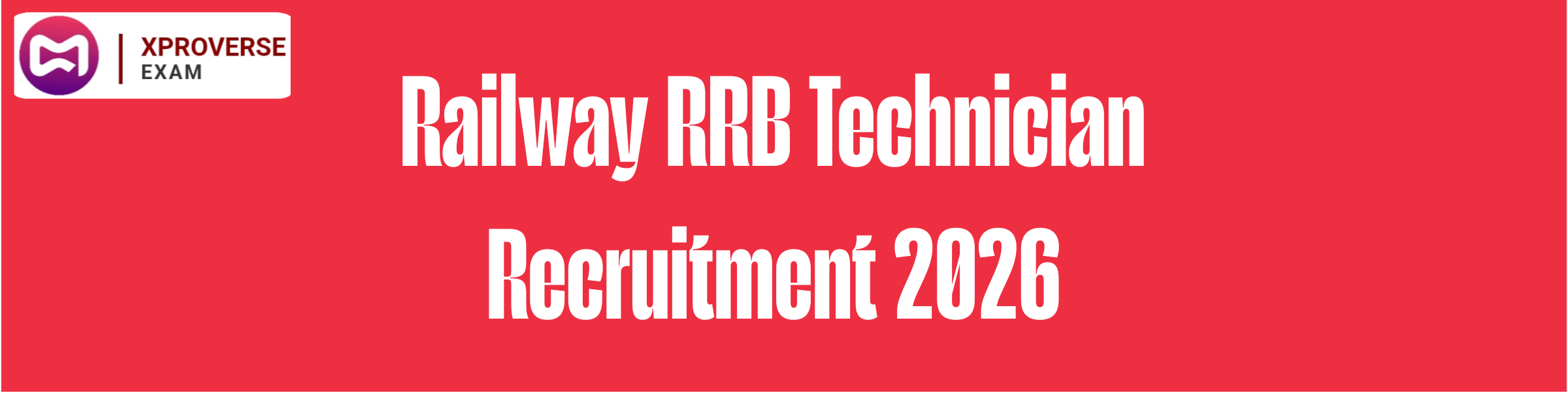Railway RRB Technician Recruitment 2026