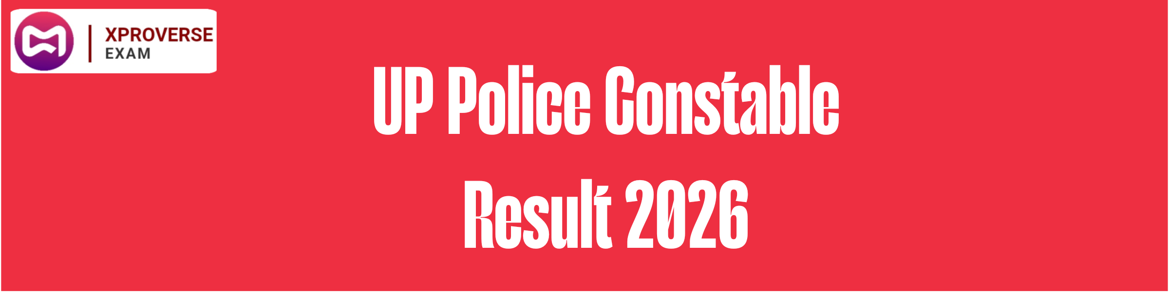 UP Police Constable Result 2026