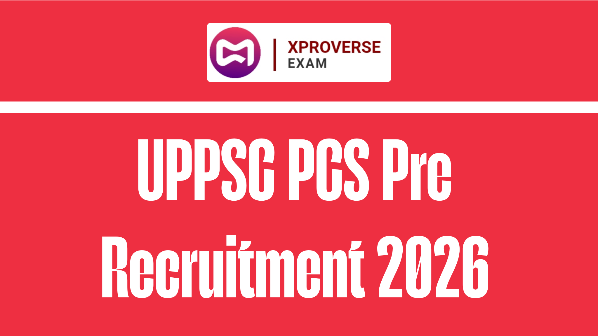 UPPSC PCS Pre Recruitment 2026