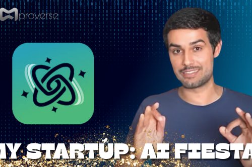 Dhruv Rathee Startup for Making AI Affordable to Everyone: AI Fiesta