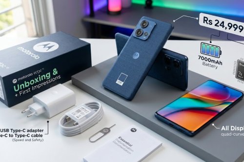 Motorola Edge 70 Fusion Unboxing: 7000mAh Powerhouse in a Lightweight Linen Body! (₹24,999)